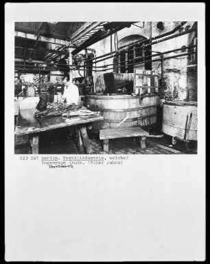 Arbeiter in der Textilindustrie
