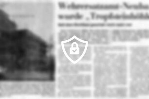 Wehrersatzamt-Neubau wurde "Tropfsteinhöhle"
