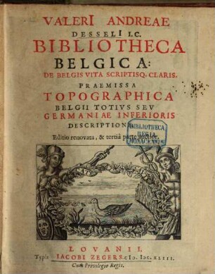 Bibliotheca belgica