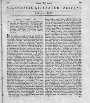 Alethozetus, T.: Ueber die staatliche Behandlung der Separatisten. Karlsruhe: Braun 1826