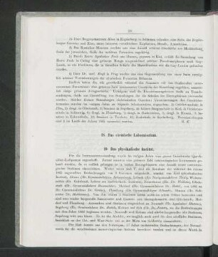18. Das chemische Laboratorium.