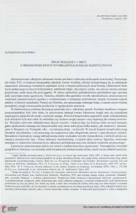23: Świat rozległy i obcy : o średniowiecznych wyobrażeniach krain egzotycznych