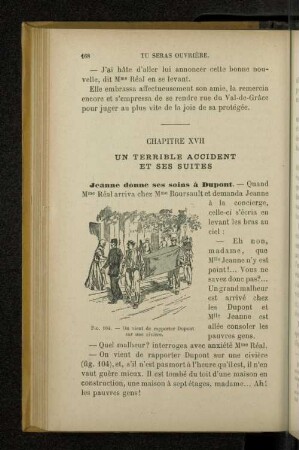 Chapitre XVII Un terrible accident et ses suites