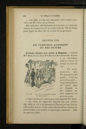 Chapitre XVII Un terrible accident et ses suites