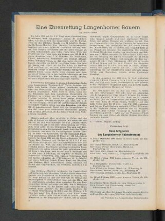 Neue Mitglieder des Langenhorner Heimatvereins