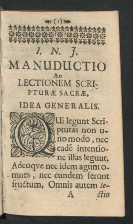 Idea Generalis.