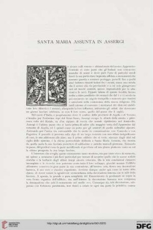 4: Santa Maria Assunta in Assergi, [1]