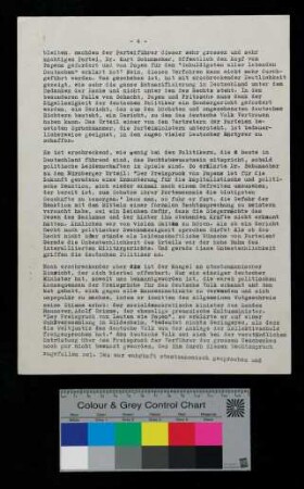 "Schwabenstreiche", Artikel aus "Die Zeit", Hamburg, 24.10.1946, Richard Tüngel
