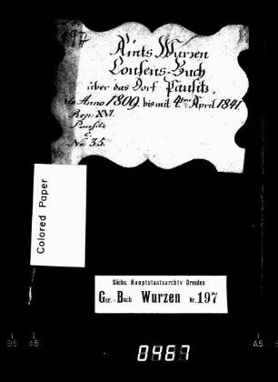 Konsensbuch von Pausitz (bei Wurzen)