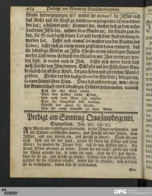 [Predigten 42 bis 49: Quasimodogeniti bis Exaudi]
