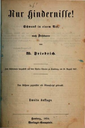 Das Theater des Auslandes. 1. 1851, H. 5 = 2. Aufl.