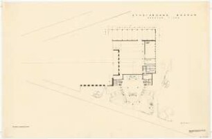 Schauspielhaus, Bochum Studiobühne: Grundriss Eingangsgeschoss 1:200