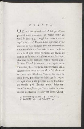 Prière