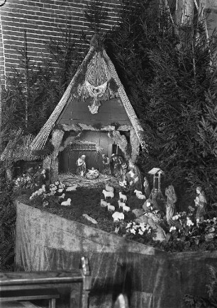 Weihnachtskrippe in der Katholischen Kirche Sankt Mariae Himmelfahrt in Güstrow