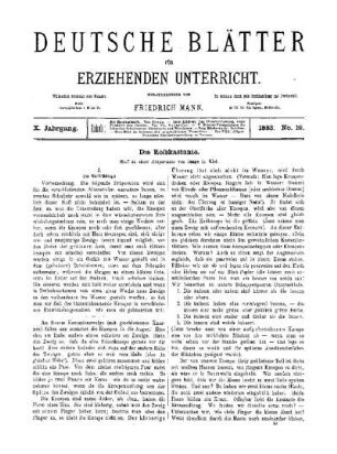 Die Rosskastanie