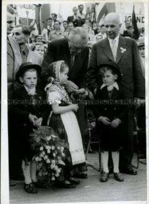 Konrad Adenauer beim Schlesiertreffen in Köln