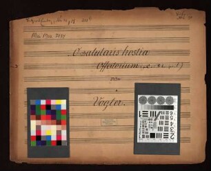 Musikhandschrift - BSB Mus.ms. 7054
