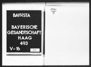 Mißstimmung zwischen dem bayerischen Gesandten Gansinot und dem spanischen Gesandten in den Niederlanden, Marquis de San Gil, wegen Überreichung einer Denkschrift