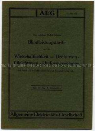 Von welchem Einfluss können Blindleistungstarife auf die Wirtschaftlichkeit von Drehstrom-Gleichstrom-Umformeranlagen und damit auf die Maschinenauswahl und Betriebsführung sein?