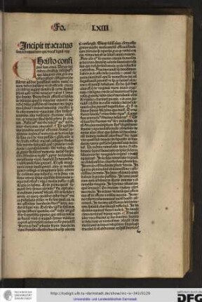Incipit tractatus sancti Bonaventure qui vocatur lignum vite.