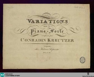 Variations pour le piano-forte