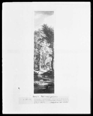 Acht Landschaften für den Palazzo Massimi — Landschaft mit ruhendem Jäger