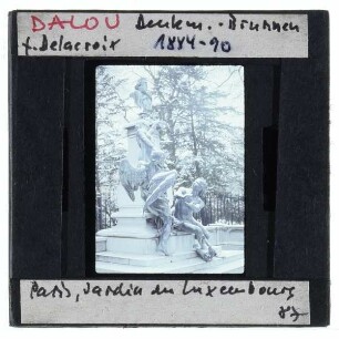 Paris, Dalou, Denkmal für Eugène Delacroix
