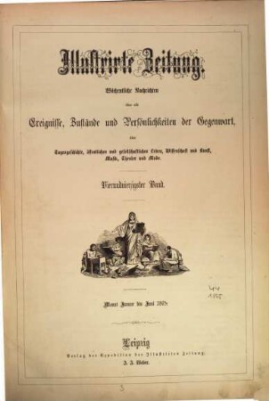 Illustrirte Zeitung : Leipzig, Berlin, Wien, Budapest, New York. 44 = 1/6. 1865