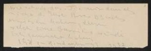 Brief von Gerhart Hauptmann an Paul von Hindenburg