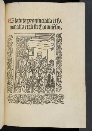 Statuta prouincialia et synodalia ecclesie Colonie[n]sis (Köln)