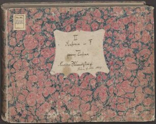 Symphonies, orch, F-Dur - BSB Mus.ms. 5750 : Nro. II. Sinfonie in F