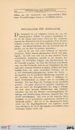 Psychologie der Scholastik