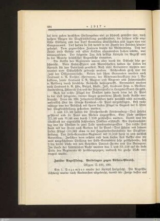 Zweiter Angriffstag. Vordringen gegen Villers-Plouich