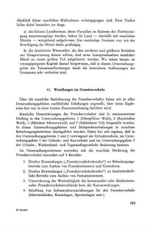 43. Wandlungen im Fremdenverkehr