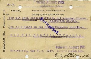 Notgeld - 50 Pfennig
