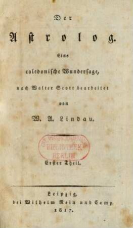 Theil 1: Der Astrolog