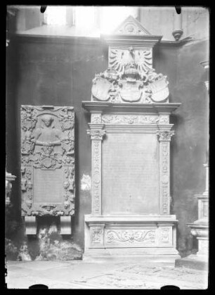 Inschrift-Epitaph für Graf Georg II. von Wertheim