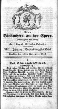 46. Stueck, 13. November 1843
