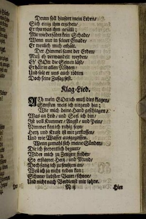 Klag-Lied