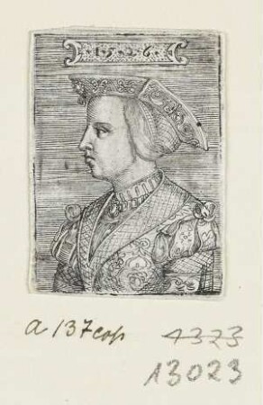 Bildnis Claudia Königin von Frankreich