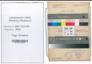Entnazifizierung Christine Vogt , geb. 12.09.1902 (Lehrerin)