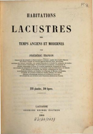 Mémoires et documents, 17. 1860