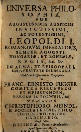 Universa philosophia