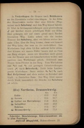 23c) Northeim, Braunschweig