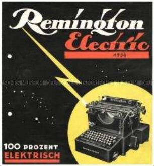 Elektrische Schreibmaschine "ELECTRIC"