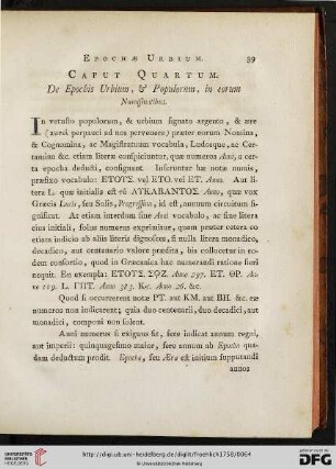 Caput Quartum