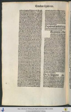 Titulus septimus