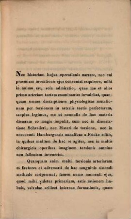 Nonnulla de arteriarum torsione