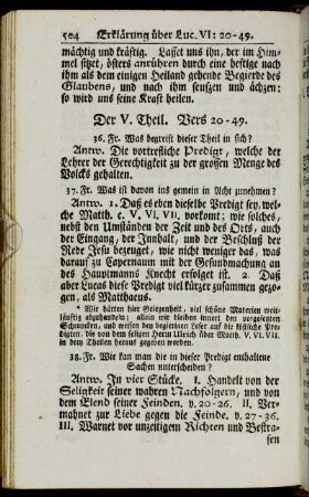 Der V. Theil. Vers 20-49.