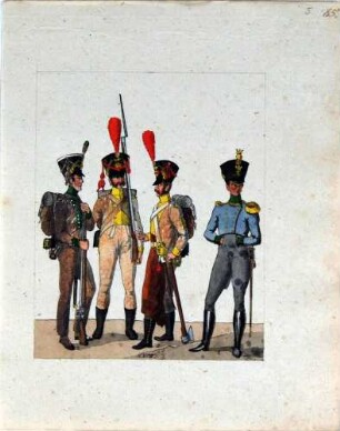 Sächsische Soldaten